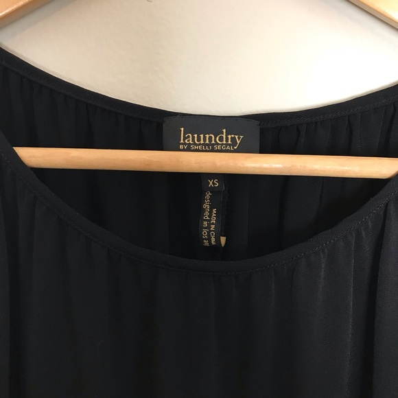 Laundry Shelli Segal Black Cold Shoulder Dress XS - Picture 4 of 7